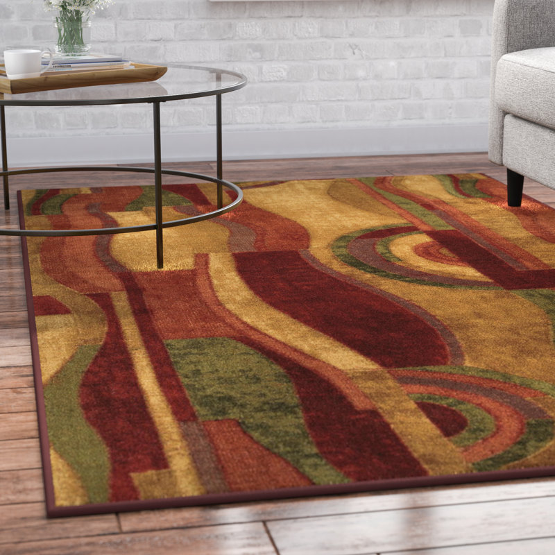 Latitude Run Jeanie Wine Area Rug & Reviews Wayfair